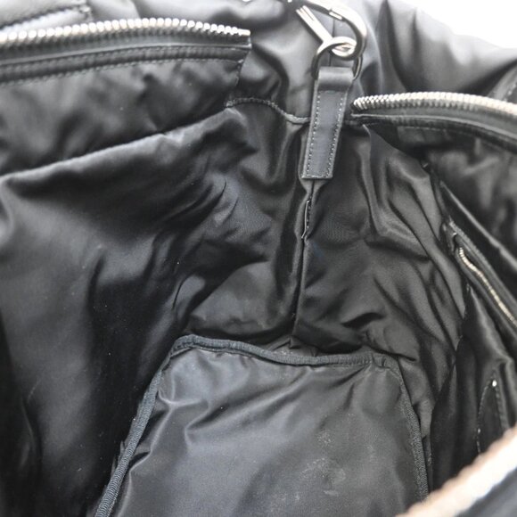 PRADA Tessuto Bicolor 2Way Shoulder Hand Bag Nylon Nappa Leather BK BE 77YH555 - Picture 12 of 16